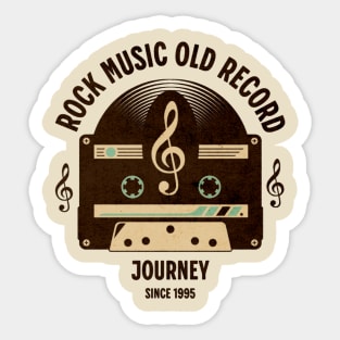 vintage cassette old music record b4 Sticker